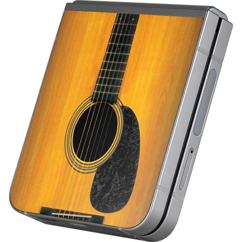 Wood Guitar Galaxy Z Flip6 Skin